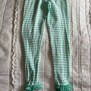 Matilda Jane Clothing Girls Skipping Along Ruffle Legging Size 12
